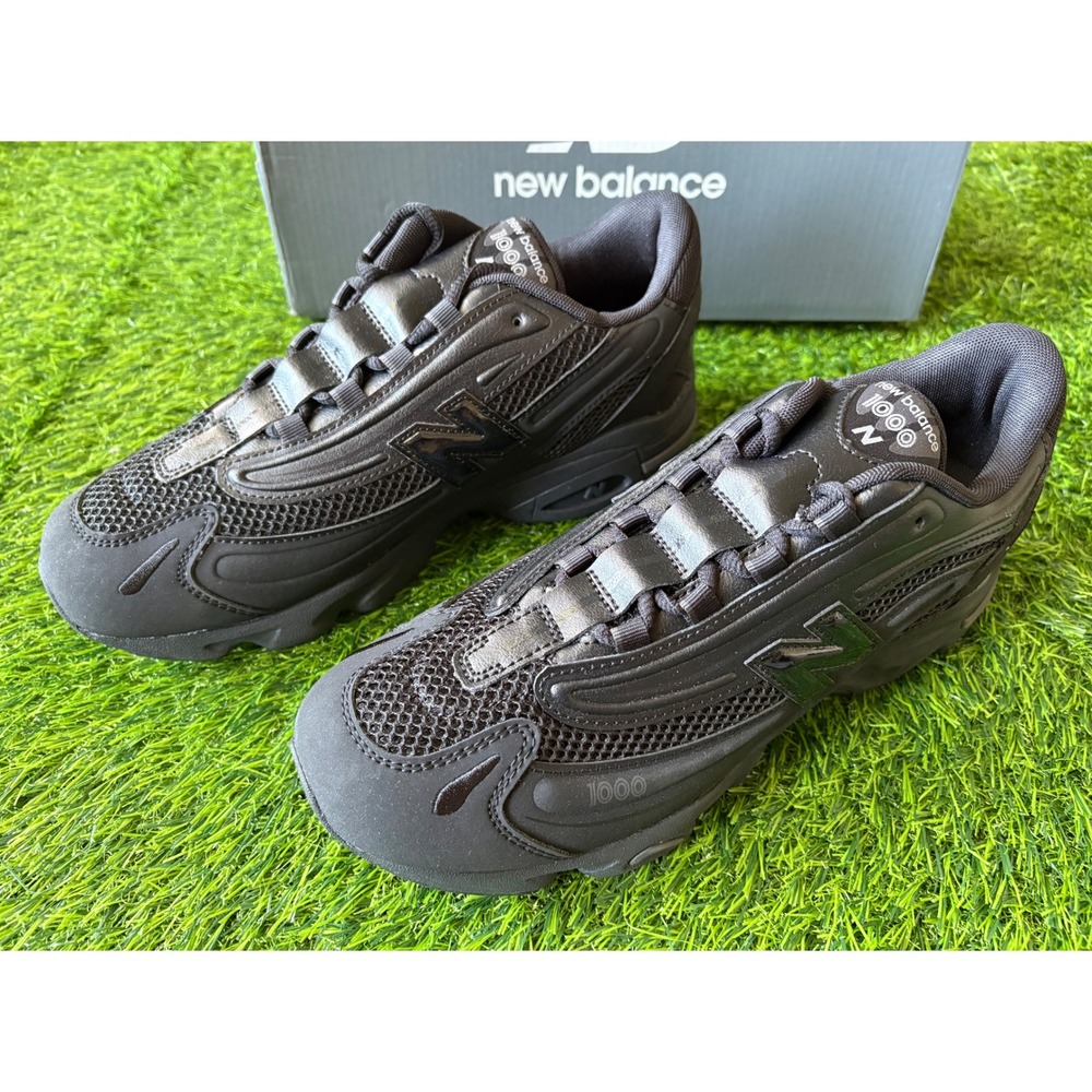 New Balance 1000 Triple Black Mesh Sneakers Womens Size 8 Kids 6.5 M1000TP